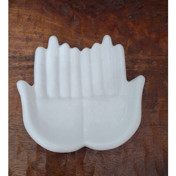 Japanese Display Hands Ceramic Sushi Plate Trinkets Jewelry Holder Home Decor - Picture 8 of 9